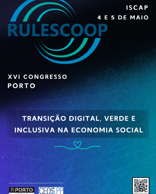 XVI CONGRESSO RULESCOOP – Transição Digital, verde e inclusiva na Economia Social