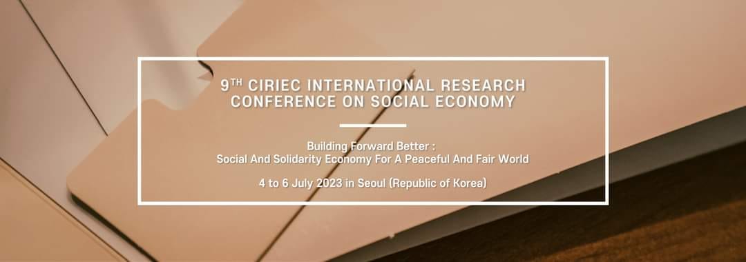 9ª Conferência Internacional de Investigação em Economia Social do CIRIEC 2023